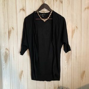 Xhilaration |  black open cardigan